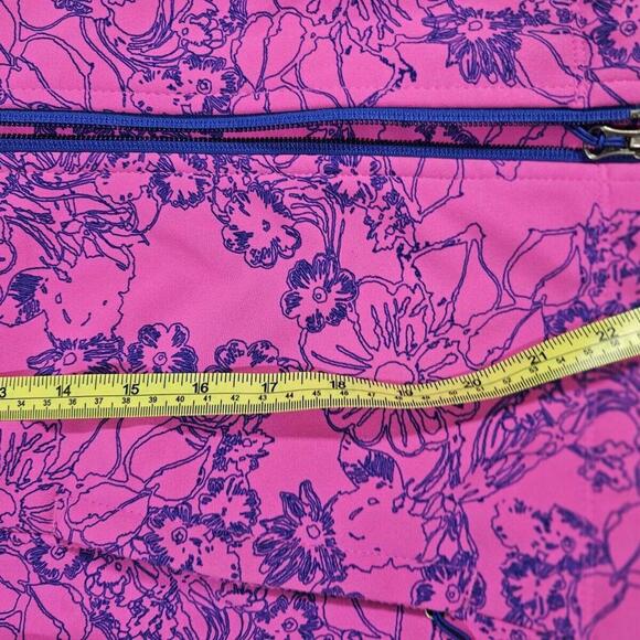 The North Face Full Zip Jacket Women S P Apex Bionic Floral Pink Soft Shell - Picture 10 of 10